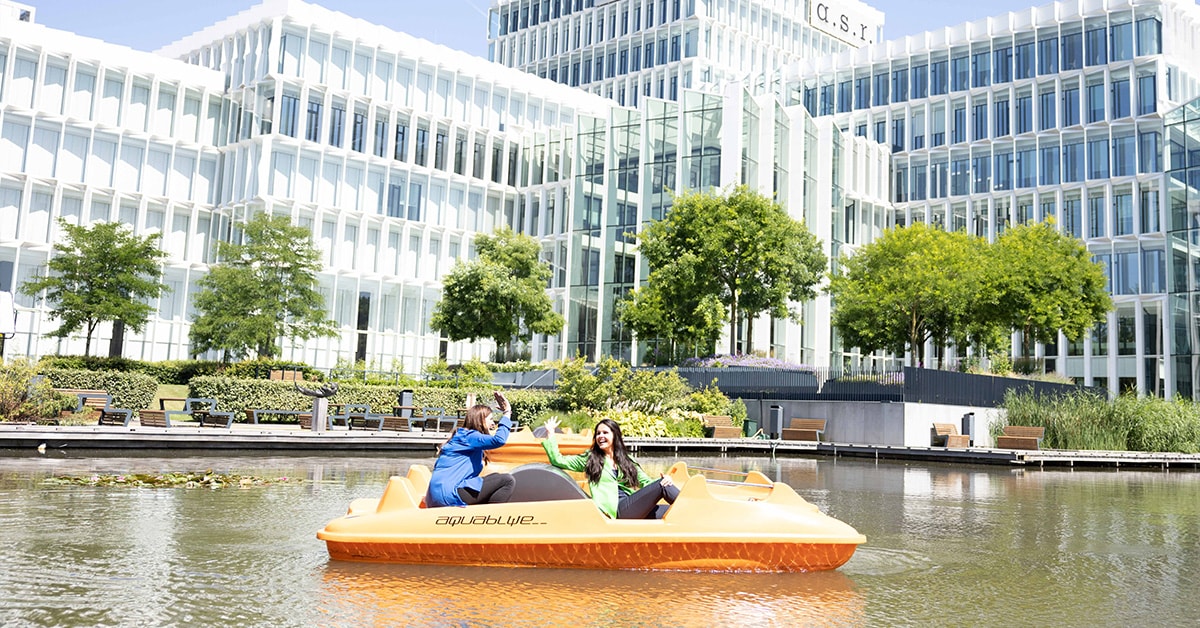 Werken bij a.s.r. én waterfietsen